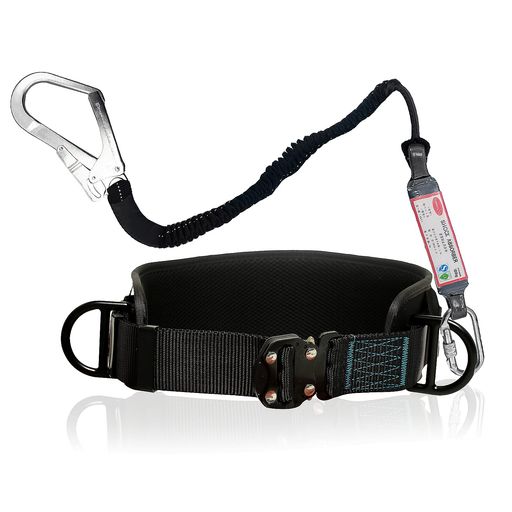 【送料無料】[BLESSING YC] 安全帯 胴ベルト 新規格 墜落制止用器具 胴ベルト型/胴当てベルト/ランヤード ロック装置付き 軽量