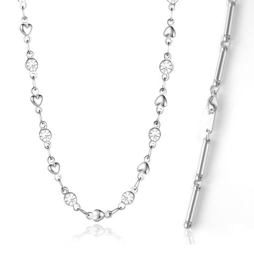 【送料無料】[MAYA&CANA] 磁気ネックレス レディース 強力 日本企画 最新デザイン サージカル ステンレス チェーン 48CM 金