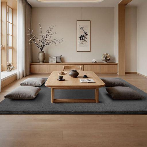 【送料無料】ラグマット カーペット 275X370CM 全厚約2CM 滑り止め付 洗えるラグ 抗菌 ふわっと手触り 防音絨毯 オールシーズ