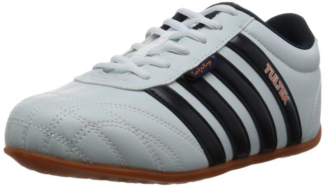 タルテックス 安全靴 作業靴 AZ51603 セーフティシューズ(4本ライン) 鋼製先芯 3E ホワイト×ネイビー 29cmの通販は