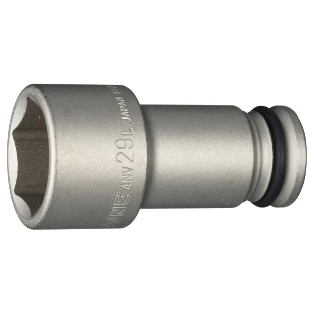 トネ(TONE) インパクト用ロングソケット HP4NV-29L 差込角12.7mm(1/2”) 二面幅29mmの通販は 32,120円