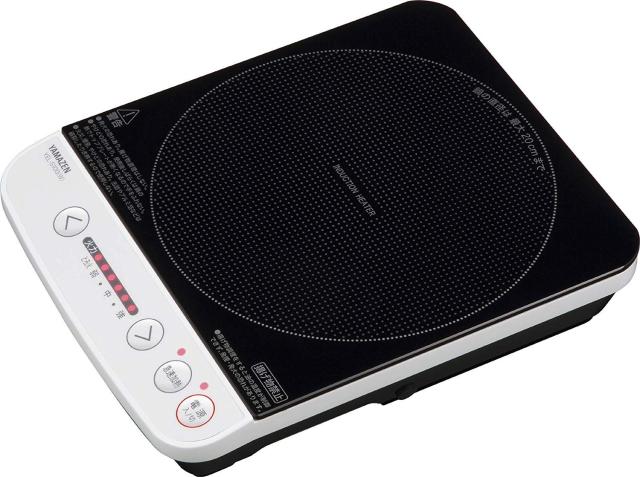 【送料無料】山善 IHコンロ IHクッキングヒーター 卓上 IH調理器 1000W 火力調整6段階 ホワイト YEL-S100(W) 1年の通販は