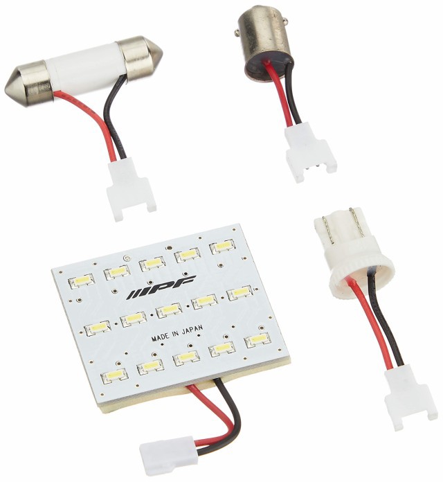 IPF ルームランプ LED 車用 T10 T13 T16 T10×31 T10×28 G14 150lm 7000K ホワイトの通販は 5,330円
