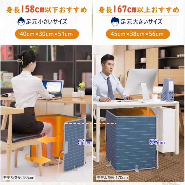 【送料無料】YUSIDO パネルヒーター 【高温版85°C 暖房費 節約 省エネ】 足元ヒーター 3段階温度調節(60°C/70°C/85°の通販は
