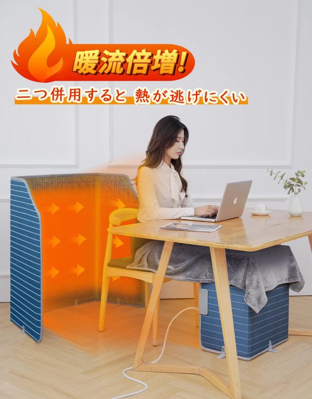【送料無料】YUSIDO パネルヒーター 【高温版85°C 暖房費 節約 省エネ】 足元ヒーター 3段階温度調節(60°C/70°C/85°の通販は