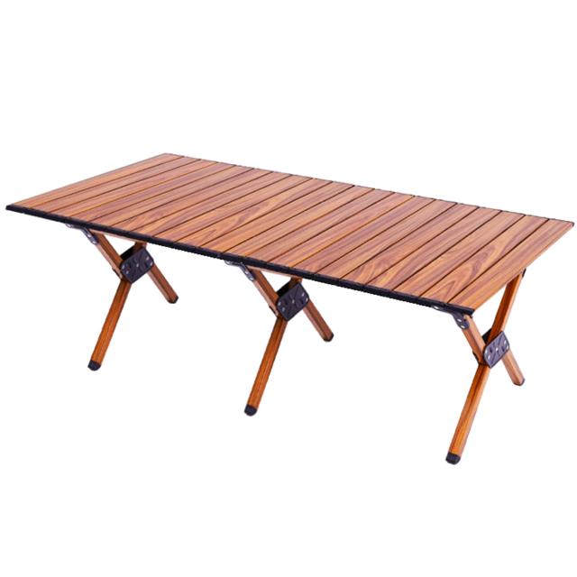 DesertFox アウトドア 折りたたみ テーブル ロールテーブル 軽量 コンパクト キャンプテーブル簡単組立 収納バッグ付 の通販は 13,080円