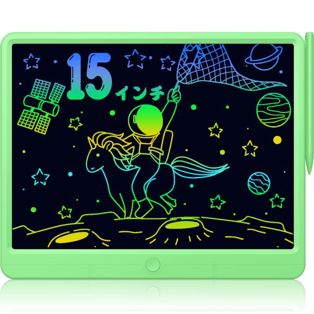TUGAU 電子メモパッド 15インチ お絵描きボード 大画面デジタルメモ 高輝度 ロック機能搭載 書いて消せるボード お絵かきの通販は 5,690円