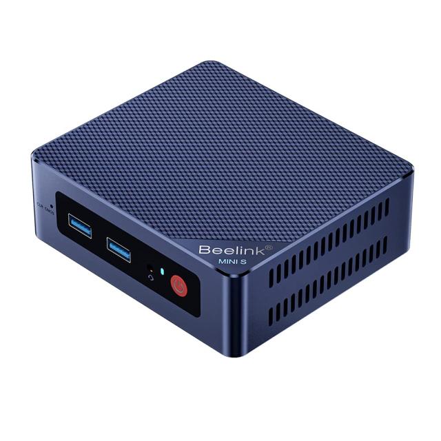 【送料無料】Beelink Mini S12 Pro ミニ Pc 、16GB DDR4 500GB SSD 第12世代プロセッサ N100 4C 4T Up to 3.4Ghz、1000Mbps LAN /2* HDMIの通販は