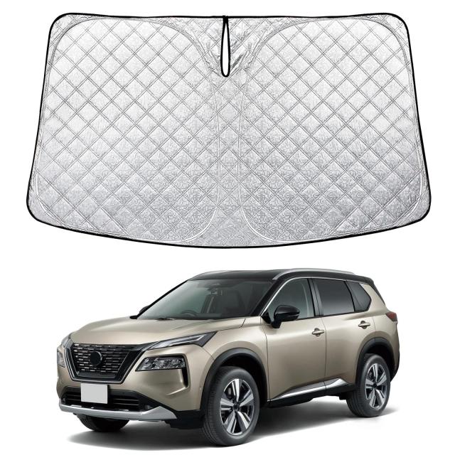 新型 ニッサン エクスト レイル T33 専用 フロントガラス用 サンシェード 車種専用 サンシェード NISSAN X-TRAの通販は 5,653円