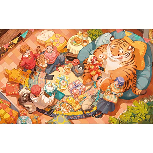 ピントー(Pintoo) 1000ピース プラ製ジグソーパズル東隆_一緒に、暖かく(38X59cm)大人向け難しい 破片なし カの通販は 8,450円