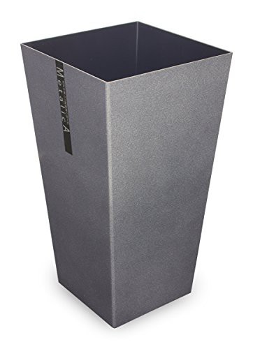 TATSU-CRAFT(タツクラフト) ダストボックス メタリカ L角 メタリカ SV シルバー 9.5L ゴミ箱 おしゃれ 屋の通販は
