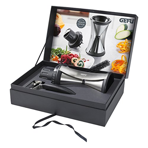 GEFU(ゲフ) スパイラルスライサー SPIRELLI XL ギフトボックス ブラック W28×D10×H19cm 9,880円