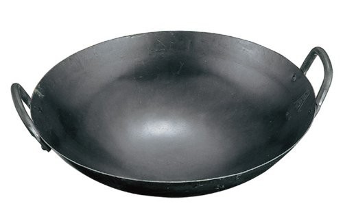 山田 鉄 打出 中華両手鍋 36cm(板厚1.2mm)の通販は