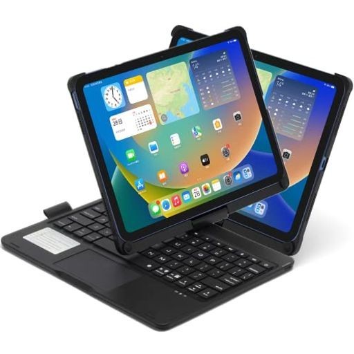 360°回転スタンド IPAD 10 キーボードケース 一体型 タッチパッド搭載