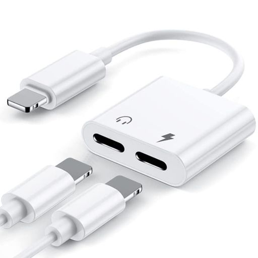 【送料無料】HOVVAA IPHONE イヤホン 変換アダプタ 2IN1 【正規MFI認証品】 ライトニング イヤホン変換 ケーブル 音楽聞