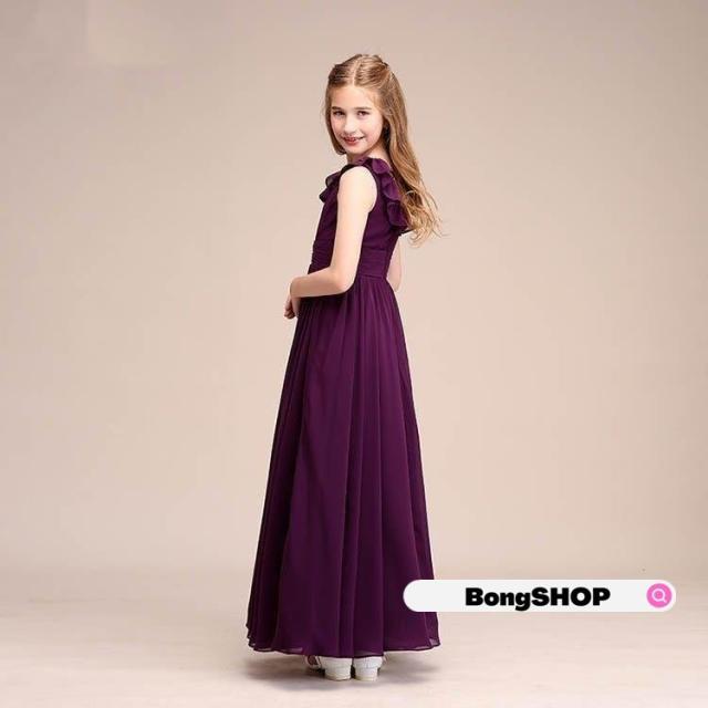 高級豪華ドレス キッズ ジュニア ワンピース フォーマル 結婚式 子供服 ロングドレス 子供ドレス フラワーガール ジュニアドレス 子どもドレス 発表会 結婚式_1