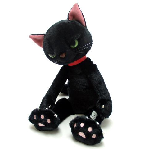 ぬいぐるみ 猫 リアル スクラッチ Lサイズ 黒猫 キャット 猫柄