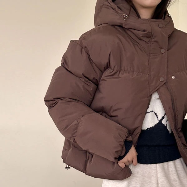 週末お値下　ヤマダヤ　YORT ダウンミドルジャケット 無地 ミドル ストレート ダウンジャケットコート レディース服が
