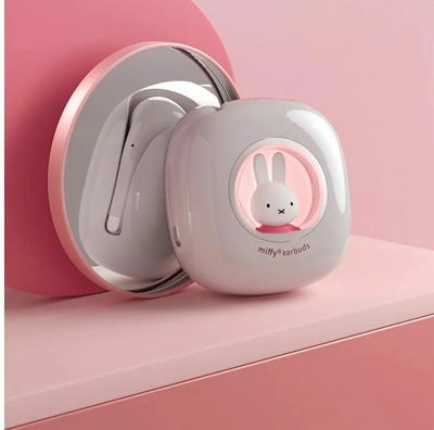 【8点セット】ミッフィー ワイヤレスイヤホン ハムリーズへお買い物マスコット miffy - [MIPOW] ミッフィー ワイヤレスイヤホン EarBuds