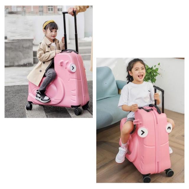 スーツケース 機内持ち込み 軽量 かわいい ssサイズ キャリーバッグ 座れる木馬形 おしゃれ 子供 キャリーケース 耐荷重80kg 1-6歳適用 suitcase 小型 旅行バッグ 修学旅行 国内旅行 日帰り_4