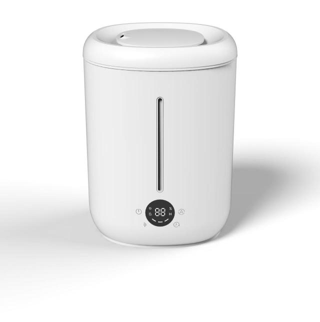 加湿器 ３重除菌・自動湿度調整 大容量 2.8L 卓上 小型 アロマ対応 湿度計機能 超音波式 18畳まで  3段階ミスト量 次亜塩素酸水対応 乾燥対策 上から給水 空焚き防止 切タイマー  PSE認証済の通販は 8,982円