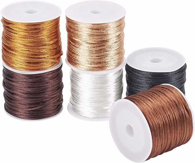マクラメ糸 6袋セット販売素材/材料 - 生地/糸