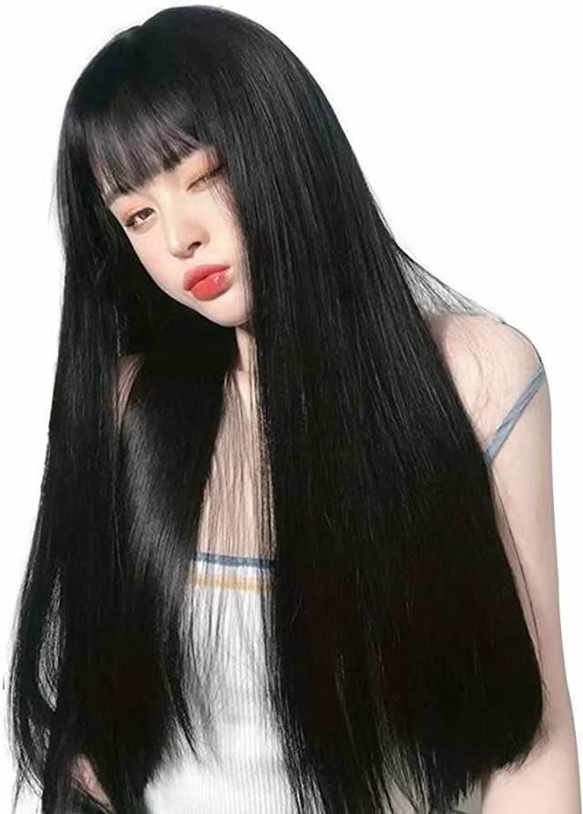 ウィッグ ロング ストレート ウイッグ インナーカラー フルウィッグ Wig 黒髪 1 黒茶 の通販はau Pay マーケット スピード発送 クラッスラ Crassula Au Pay マーケット店