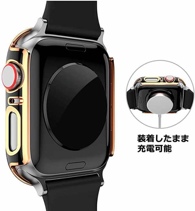 アップルウォッチ カバー apple watch ケース 高級仕様( ピンク+ローズ