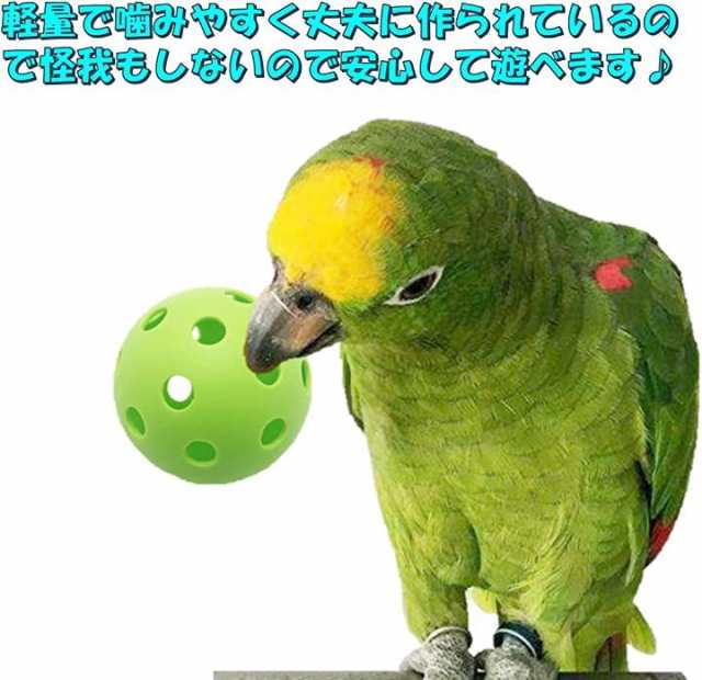 インコ オウム 玩具 バードトイ 鳥のおもちゃボール 噛むおもちゃ 6個