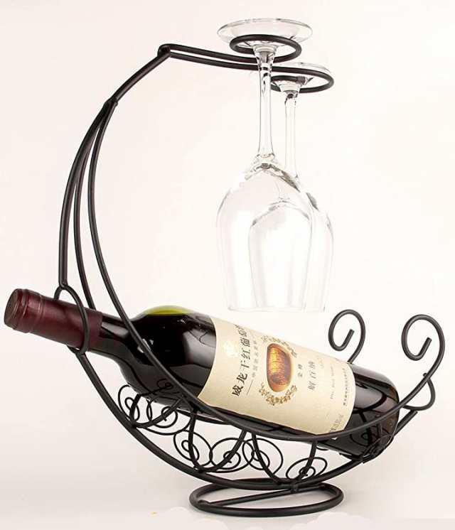 年末年始大決算 WG2 アンティーク調 葡萄 ワインラック ワイングラス ホルダー シャンパン ボトル スタンド インテリア レトロ ブロンズ 