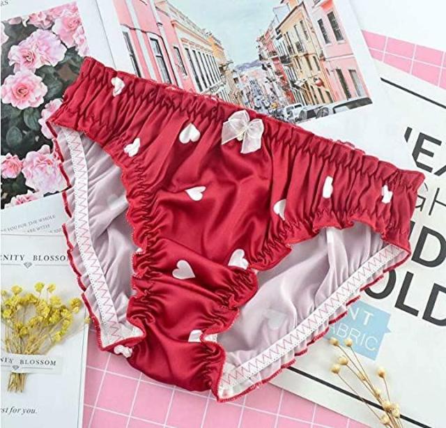 レディース サテン シフォン フリル 苺 プリント いちご パンツ レギュラーショーツ ハートa 2xl の通販はau Pay マーケット Hello World