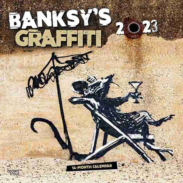 男の子向けプレゼント集結 Banksy´s Graffiti 2023年 カレンダー 令和5