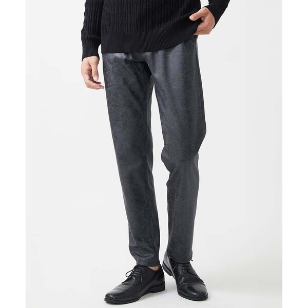 MKオム（MK homme）/【セットアップ対応/全4サイズ展開】レザー調プリントスラックス/TECEASYレザージャージ