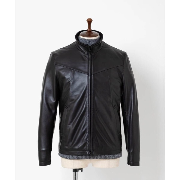 MKオム（MK homme）/【再入荷！】ラムレザー スタンドブルゾン