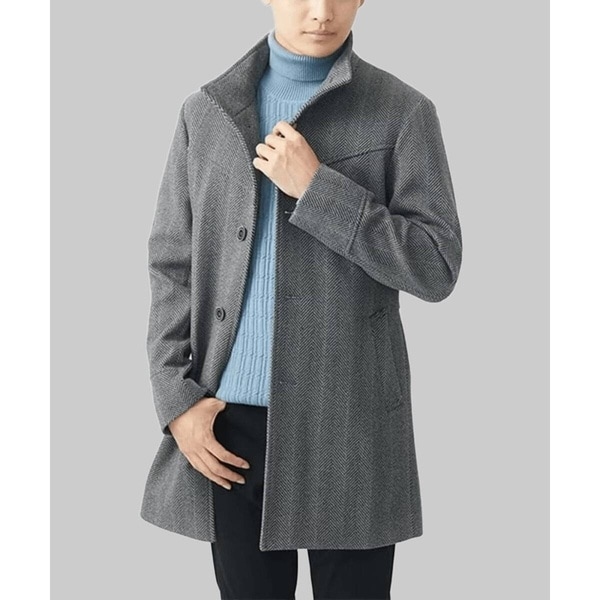 MKオム（MK homme）/スタンドカラーコート/SILKYヘリンボンの通販は