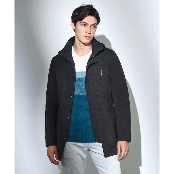 MKオム（MK homme）/【４サイズ展開/中綿ライナー付/３WAY】フード付きコート /TECEASY