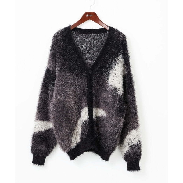 MKオム（MK homme）/マーブルシャギーカーディガン