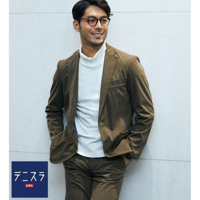 エドウィン] アウター デニスラエアー デニムテーラード