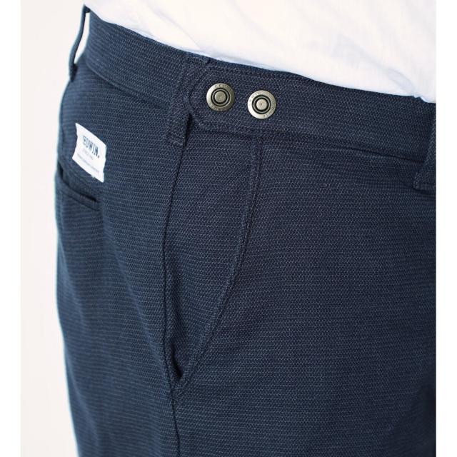 エドウィン（EDWIN）/【大きいサイズ】大人のふだん着 ノータック アジャスター ストレッチトラウザー レギュラーストレート エドウィン（EDWIN）/【大きいサイズ】大人のふだん着 ノータック