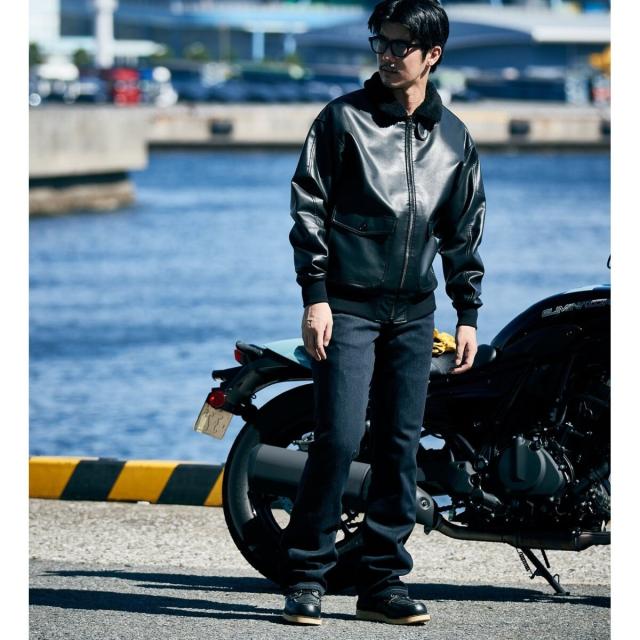 エドウィン（EDWIN）/【暖】バイク用 WILDFIRE デニムパンツ ジーンズ 暖パンツ ブーツカット ストレッチ コーデ