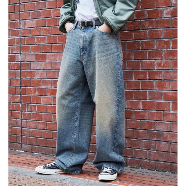 エドウィン（EDWIN）/ワイドストレート デニムパンツ バギージーンズ_1