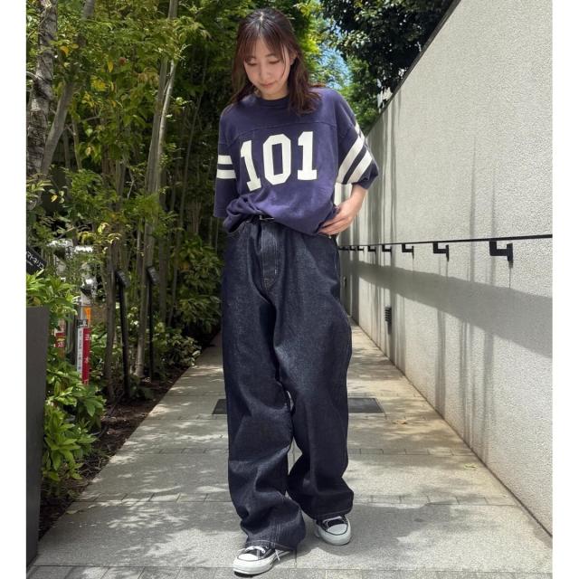 エドウィン（EDWIN）/ワイドストレート デニムパンツ バギージーンズ_19