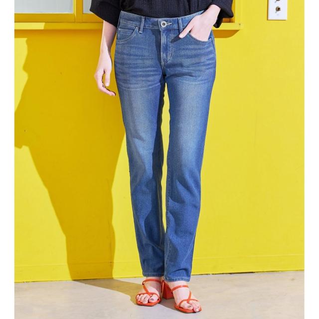 エドウィン（EDWIN）/EDWIN LADIES ジャージーズ COOL スリムストレートデニムパンツ【涼】