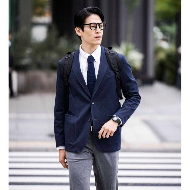 エドウィン（EDWIN）/デニスラ テーラードジャケット ストレッチ ビジネス