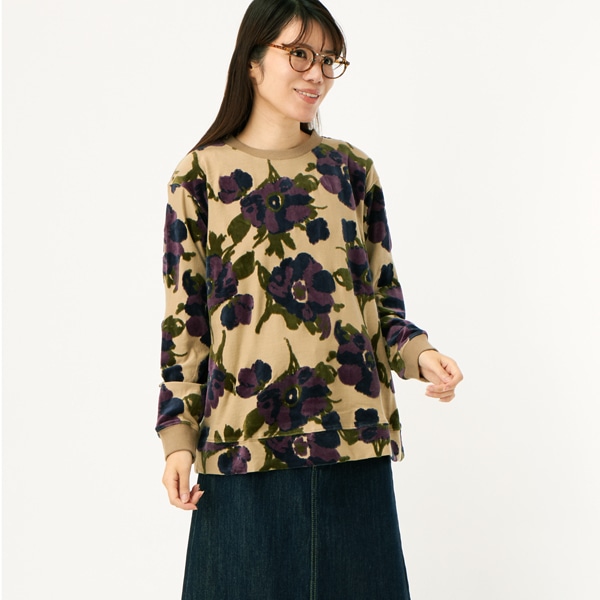 スーパーハッカ（SUPER HAKKA）/アネモネベロアジャカードプルオーバー