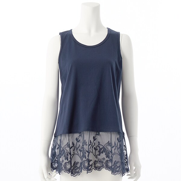 スーパーハッカ（SUPER HAKKA）/30/−天竺×アネモネチュールレース