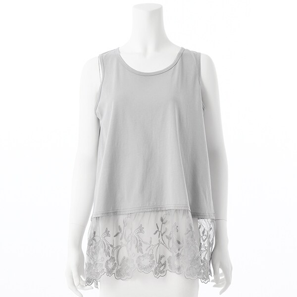 スーパーハッカ（SUPER HAKKA）/30/−天竺×アネモネチュールレース