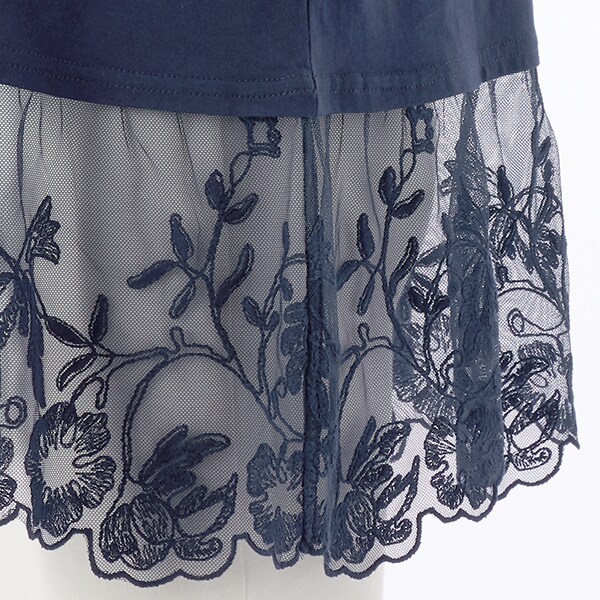 スーパーハッカ（SUPER HAKKA）/30/−天竺×アネモネチュールレース