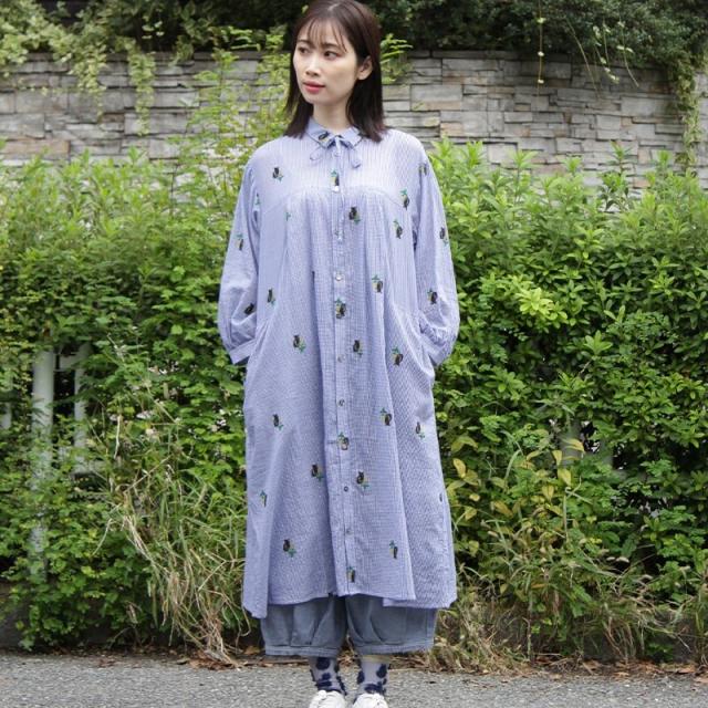 スーパーハッカ（SUPER HAKKA）/コットンダンガリー ワンポイントタブ