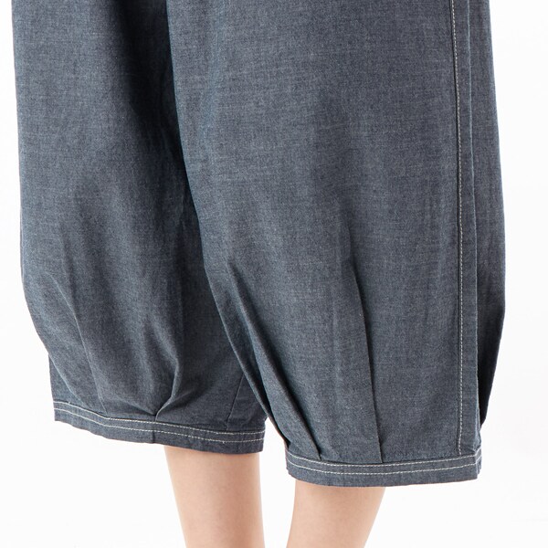 スーパーハッカ（SUPER HAKKA）/コットンダンガリー ワンポイントタブ